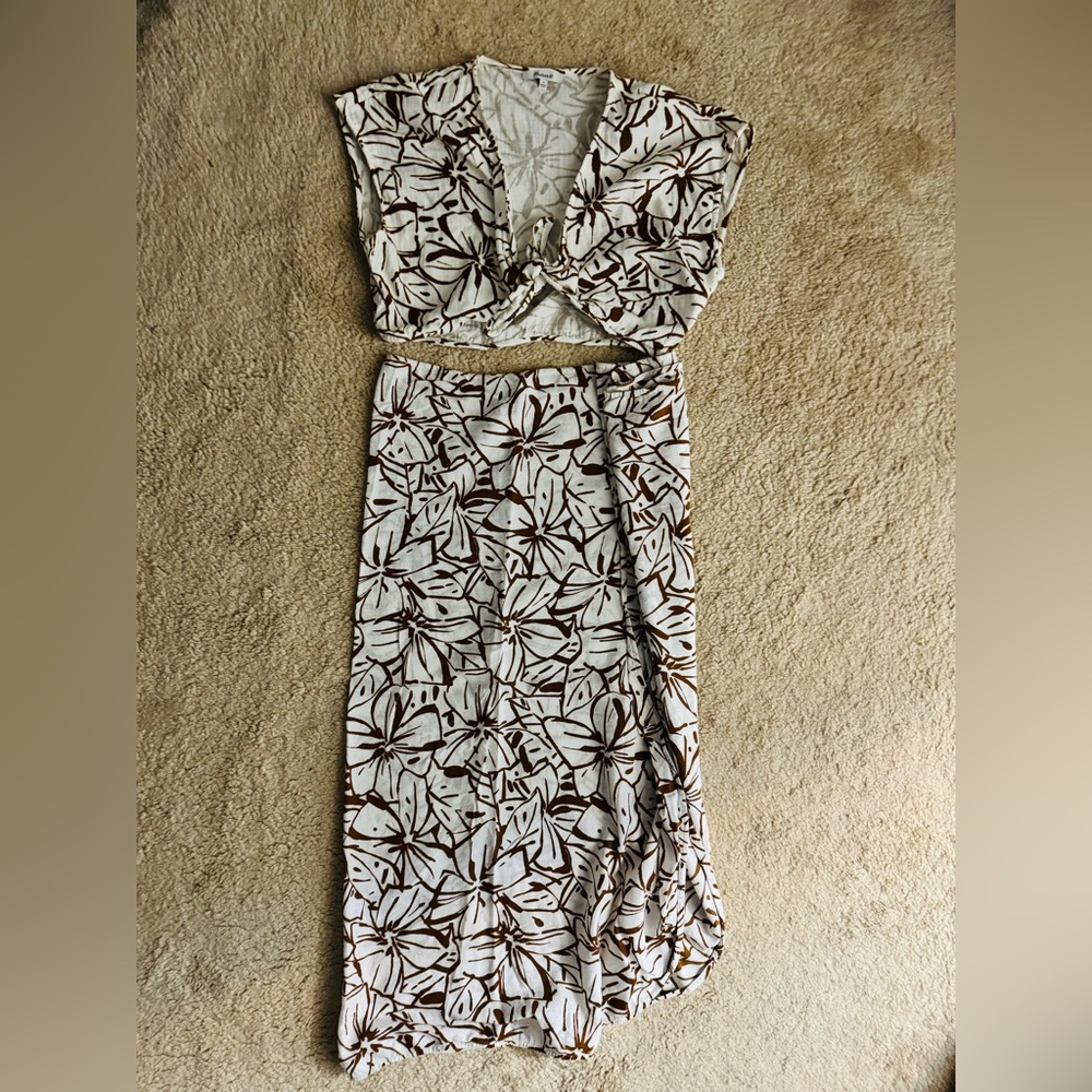 Madewell Floral Two-Piece Set